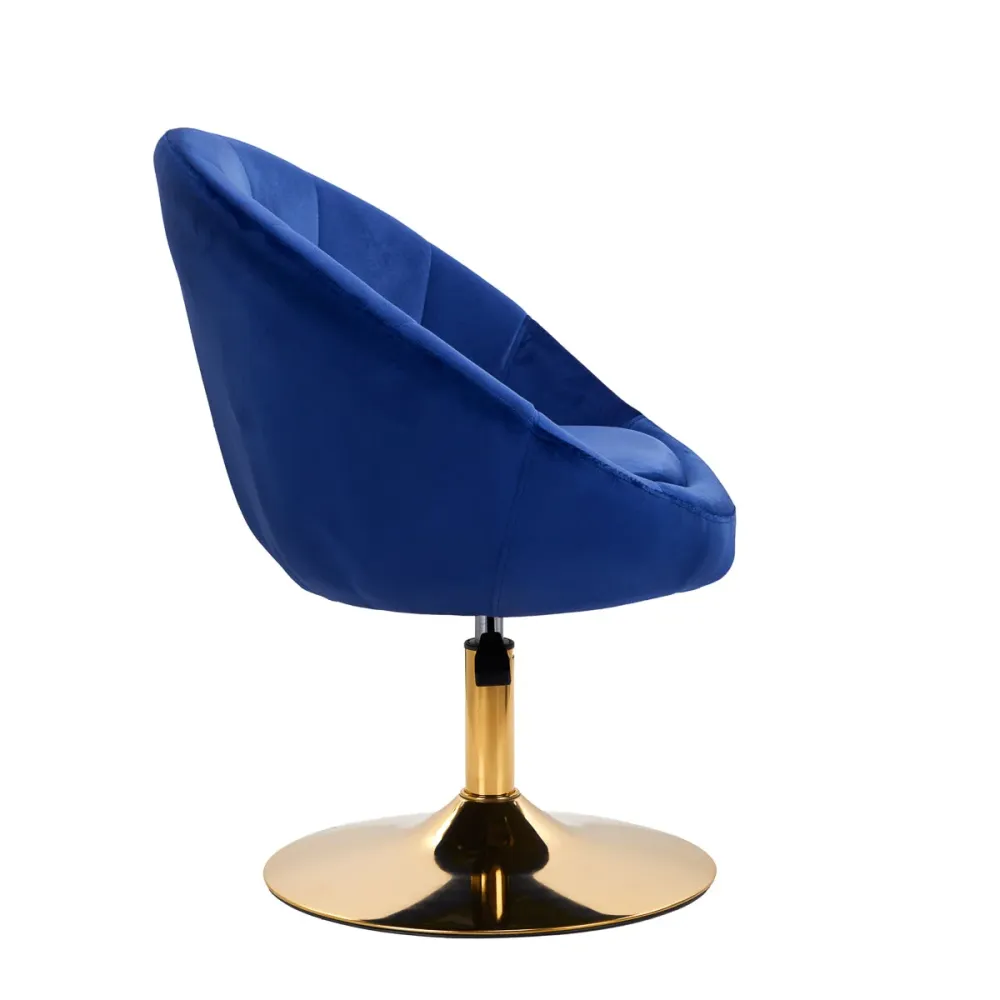 Sedia girevole 4Rico QS-BL12G blu navy