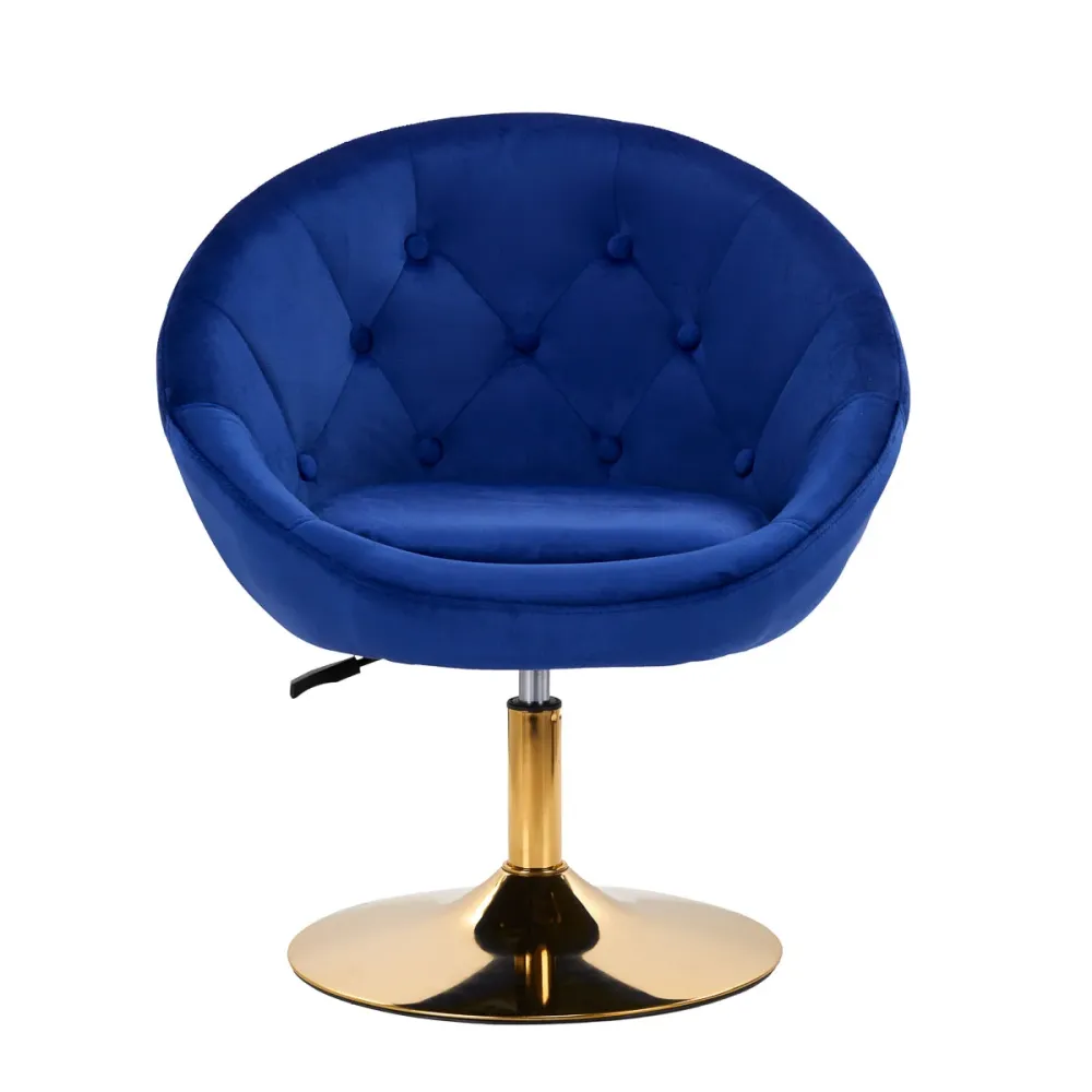 Sedia girevole 4Rico QS-BL12G blu navy