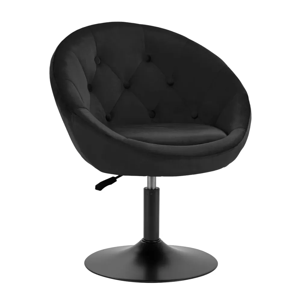 Sedia girevole 4Rico QS-BL12G nera