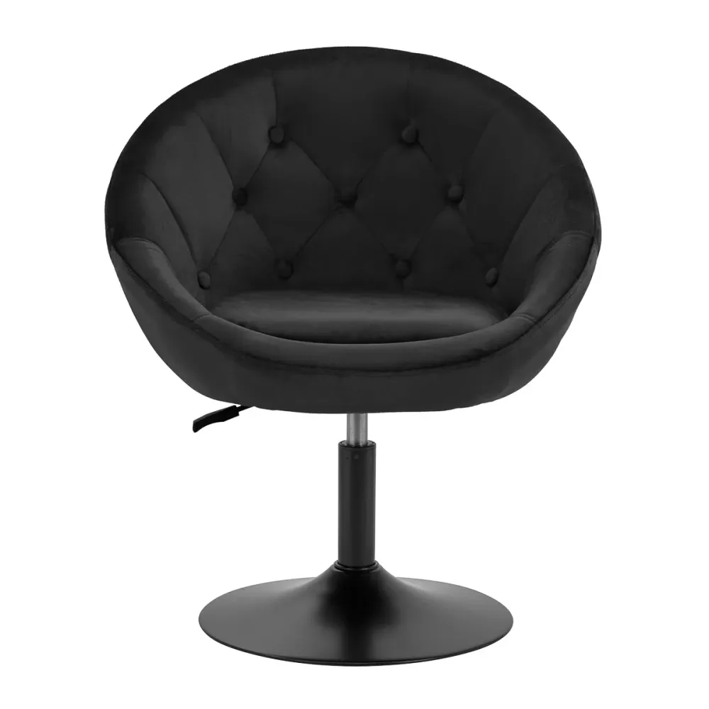 Sedia girevole 4Rico QS-BL12G nera
