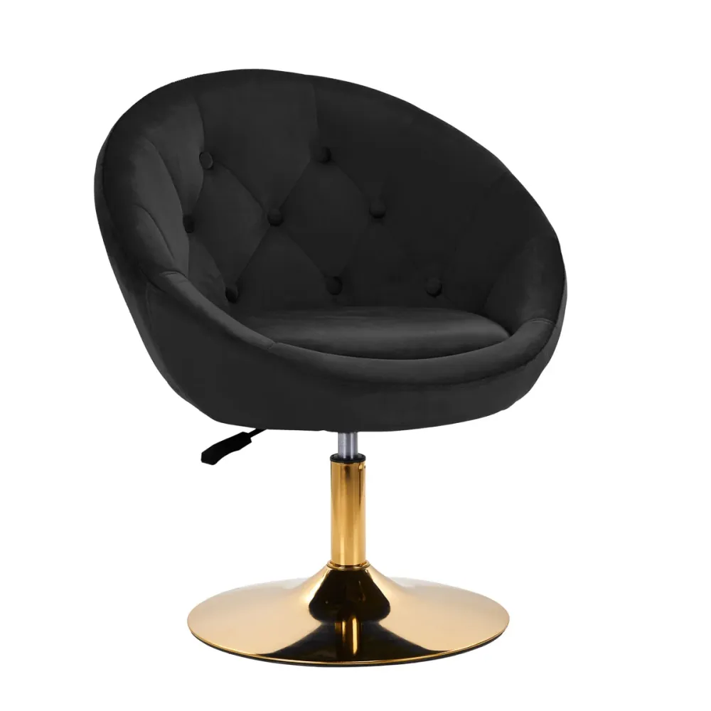 Sedia girevole 4Rico QS-BL12G nera