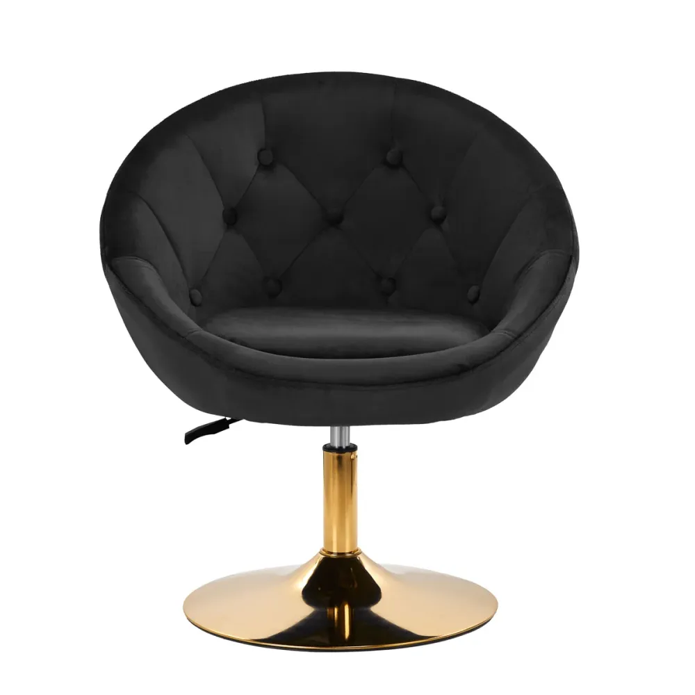 Sedia girevole 4Rico QS-BL12G nera