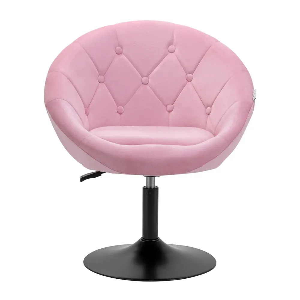 Sedia girevole 4Rico QS-BL12G rosa