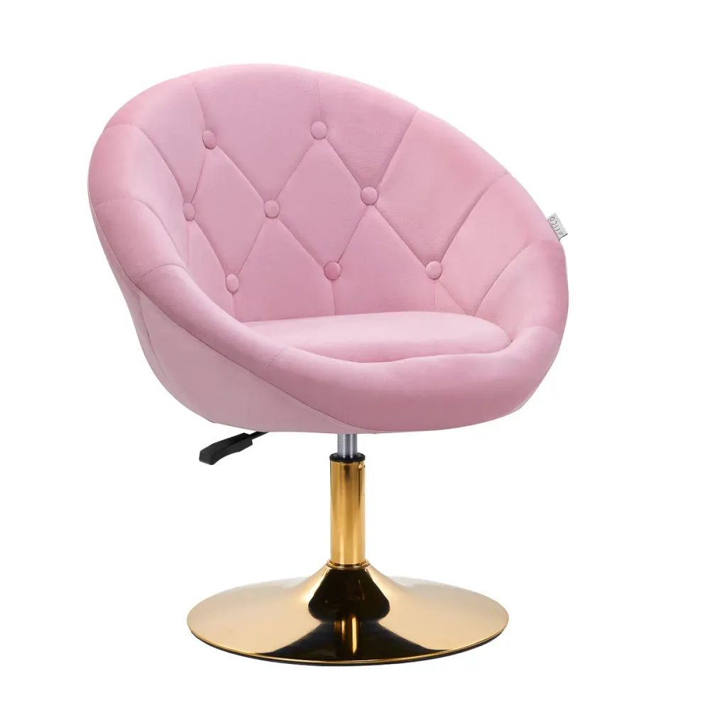 Sedia girevole 4Rico QS-BL12G rosa
