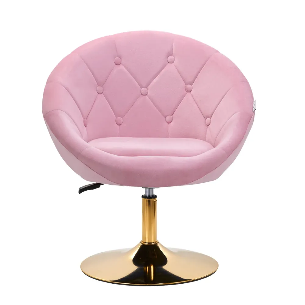 Sedia girevole 4Rico QS-BL12G rosa