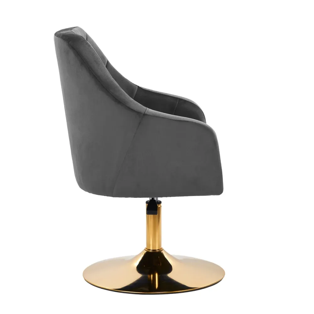 Sedia girevole 4Rico QS-BL14G grigia