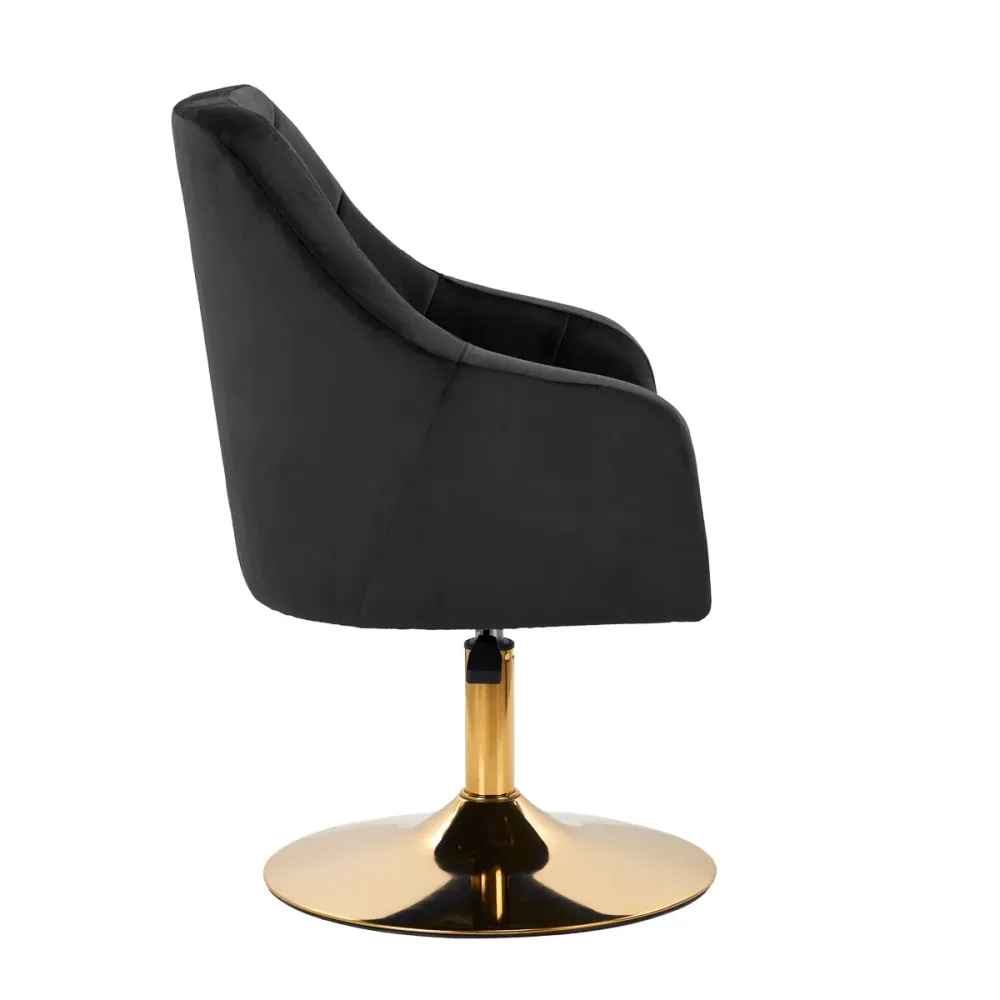 Sedia girevole 4Rico QS-BL14G nera