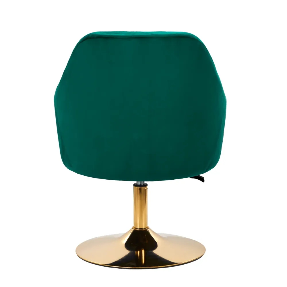 Sedia Girevole 4Rico QS-BL14G Velluto Verde
