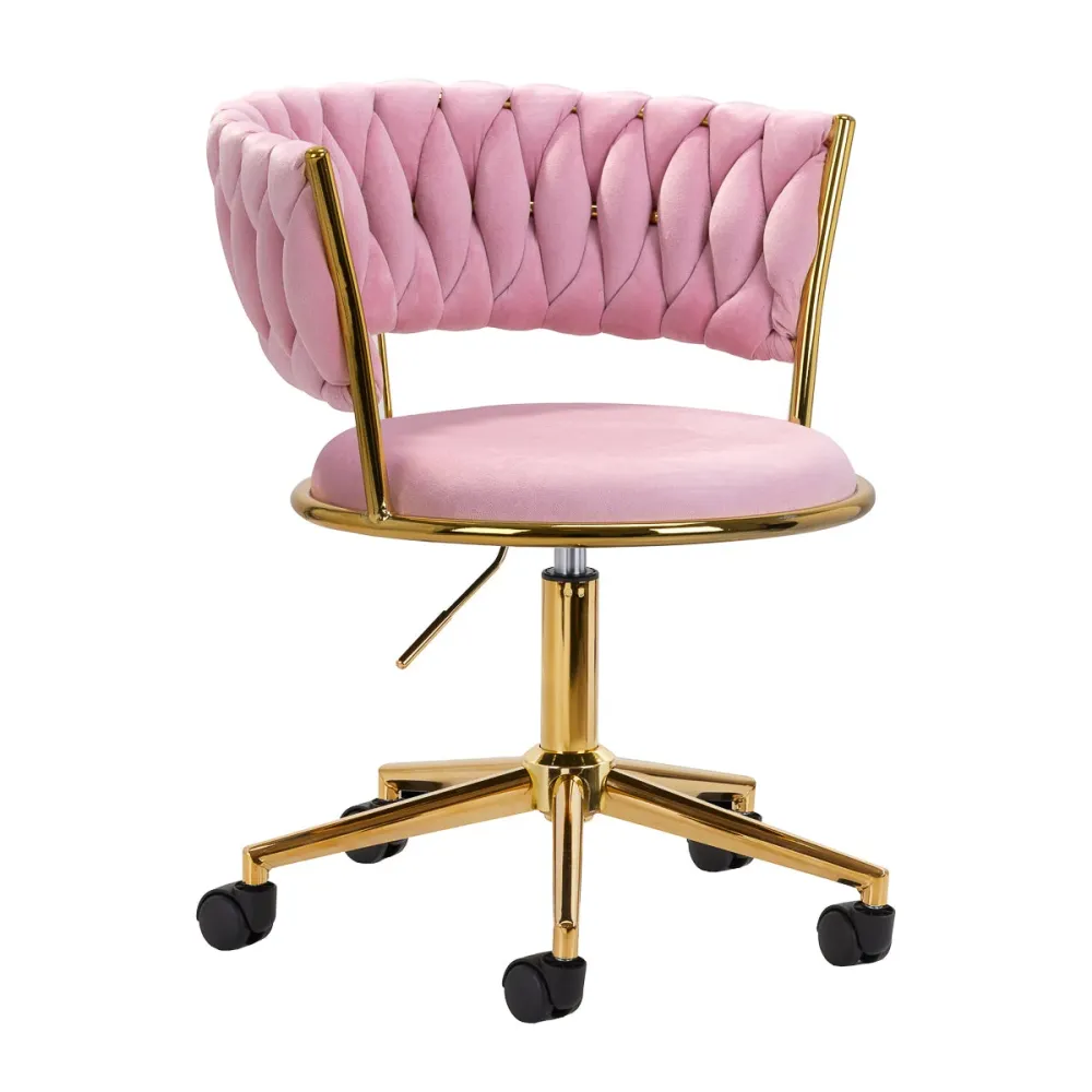 Sedia girevole 4Rico QS-GW01G rosa