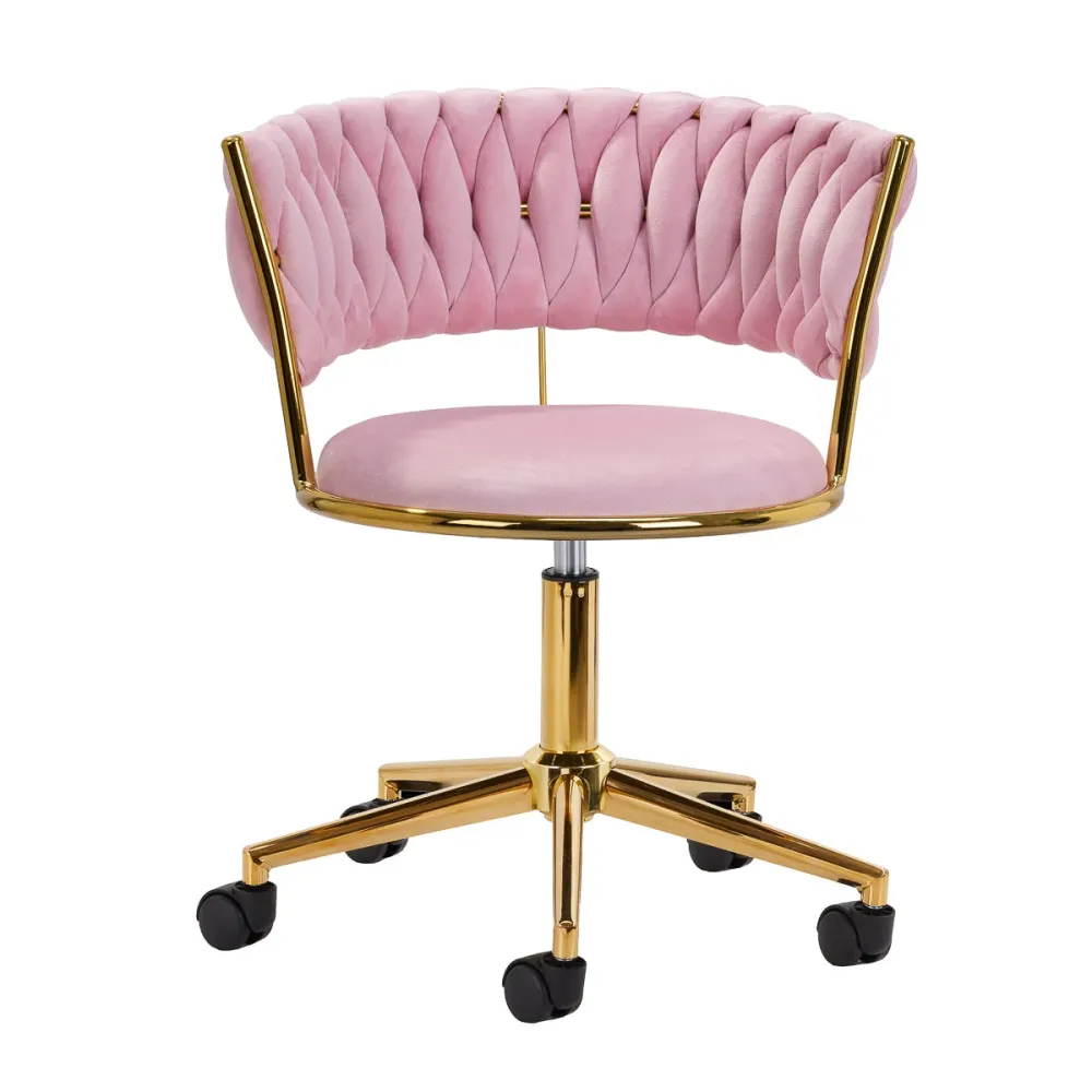 Sedia girevole 4Rico QS-GW01G rosa