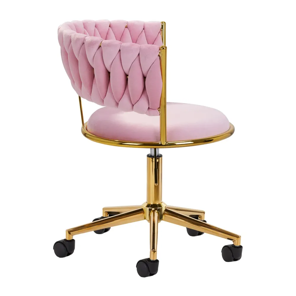 Sedia girevole 4Rico QS-GW01G rosa