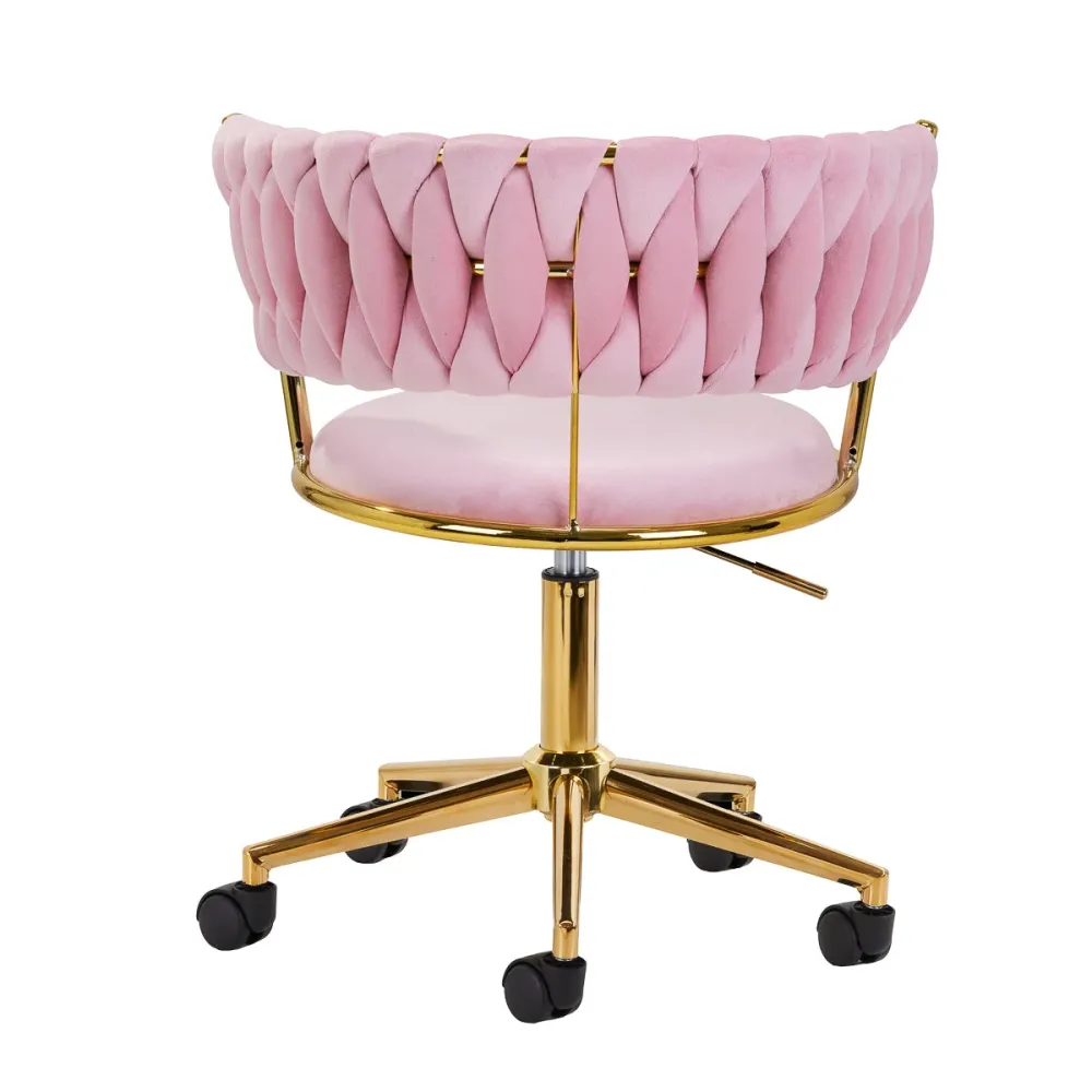 Sedia girevole 4Rico QS-GW01G rosa