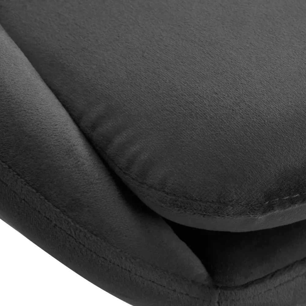 Sedia Girevole 4Rico QS-MF18G Velluto Grigio