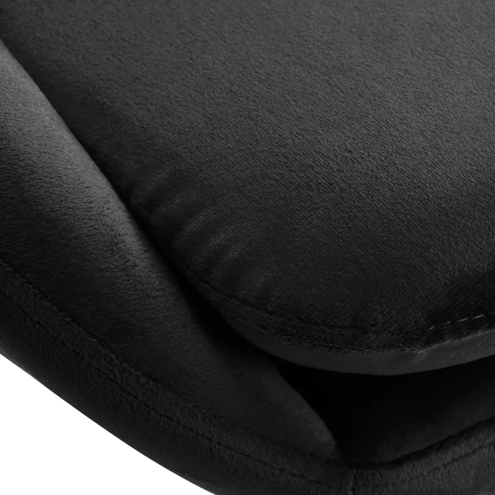 Sedia Girevole 4Rico QS-MF18G Velluto Nero