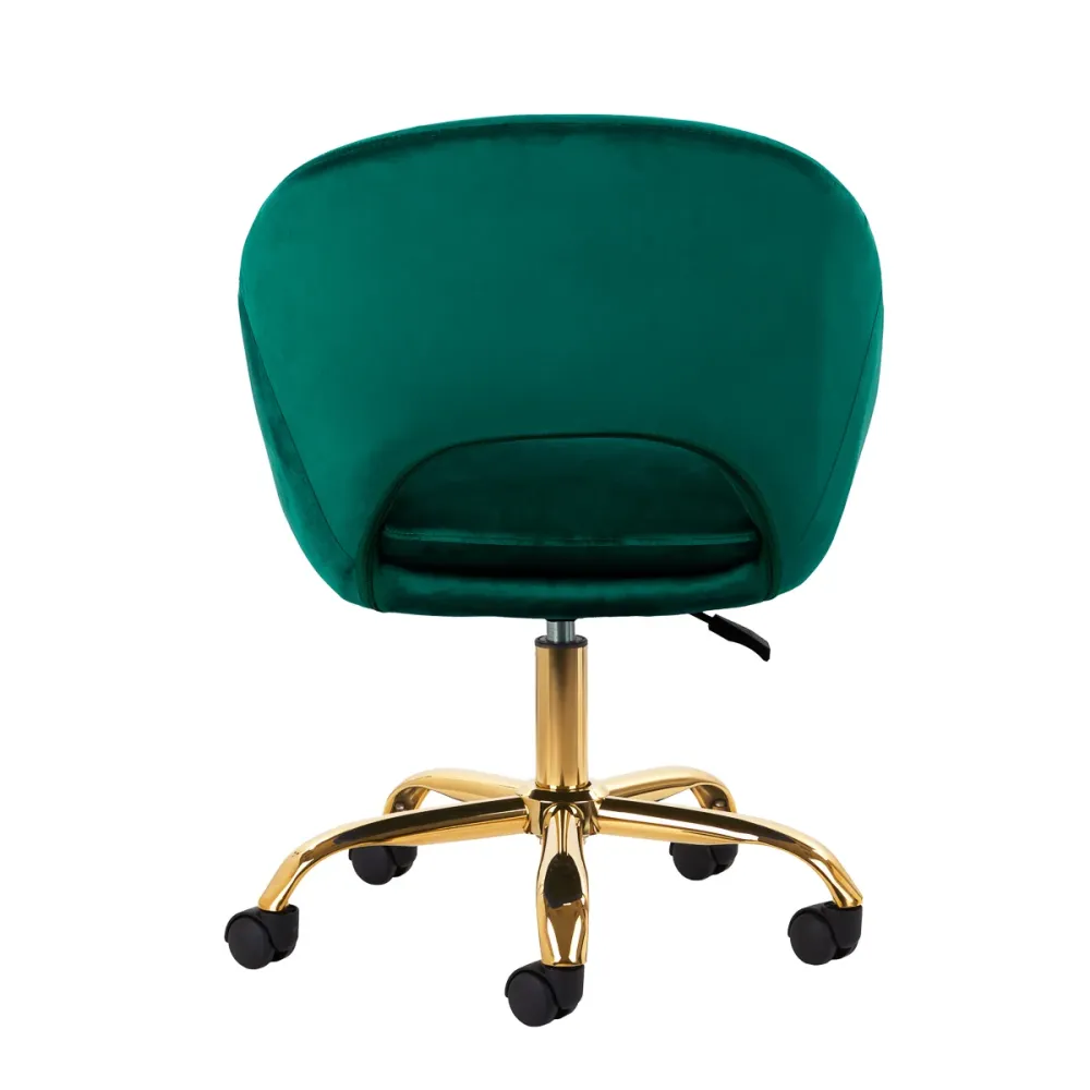 Sedia Girevole 4Rico QS-MF18G Velluto Verde