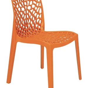 Sedia Gruvyer polipropilene arancio