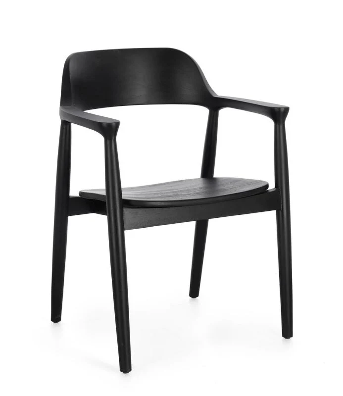 Sedia IDRIS nero - Bizzotto