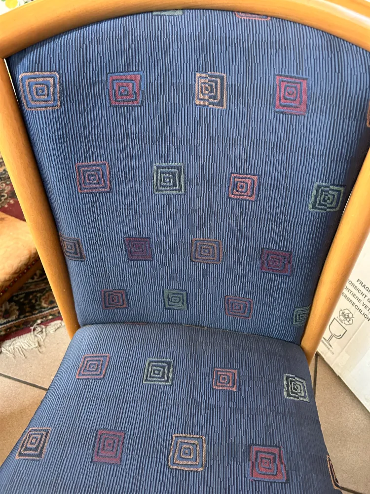 Sedia Imbottita Blu