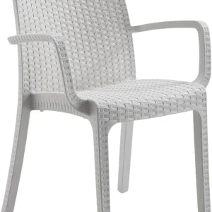 Sedia Indiana Cm. 59X57X86 H Col. Bianco