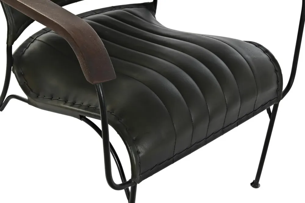 Sedia industrial con braccioli