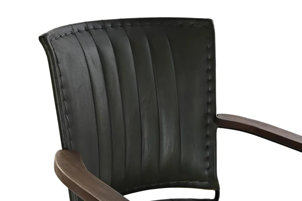 Sedia industrial con braccioli