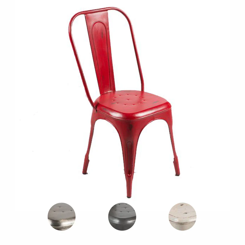 Sedia industrial metallo cm 45x45x90h - vari colori