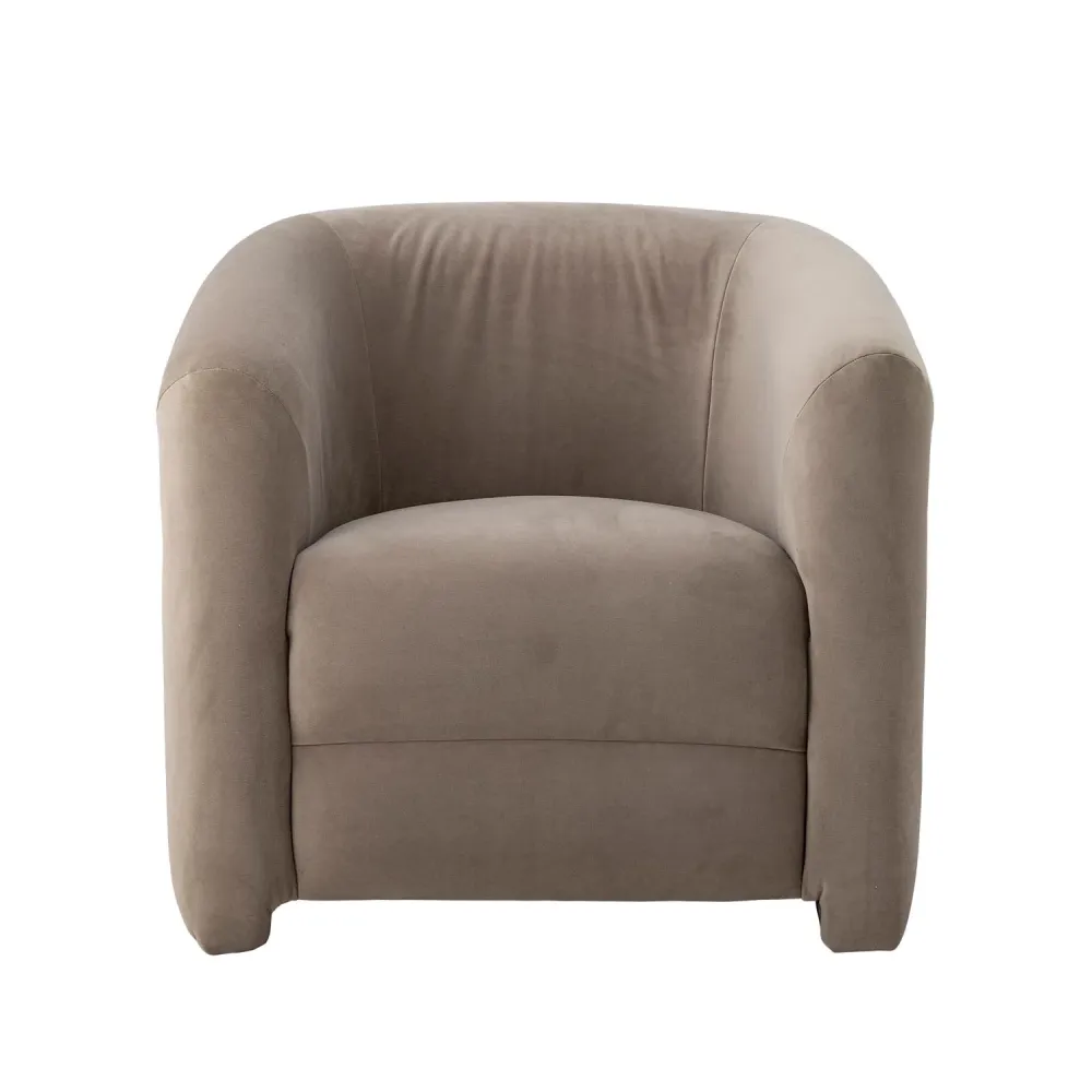 Sedia Joel Lounge, grigio, poliestere