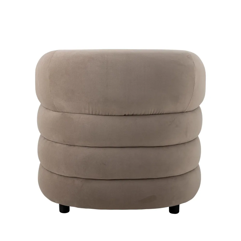 Sedia Joel Lounge, grigio, poliestere
