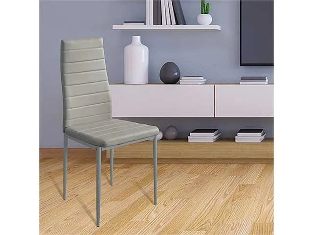 Sedia katia sabbia ecopelle b07012344