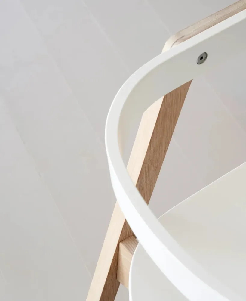 Sedia legno con braccioli