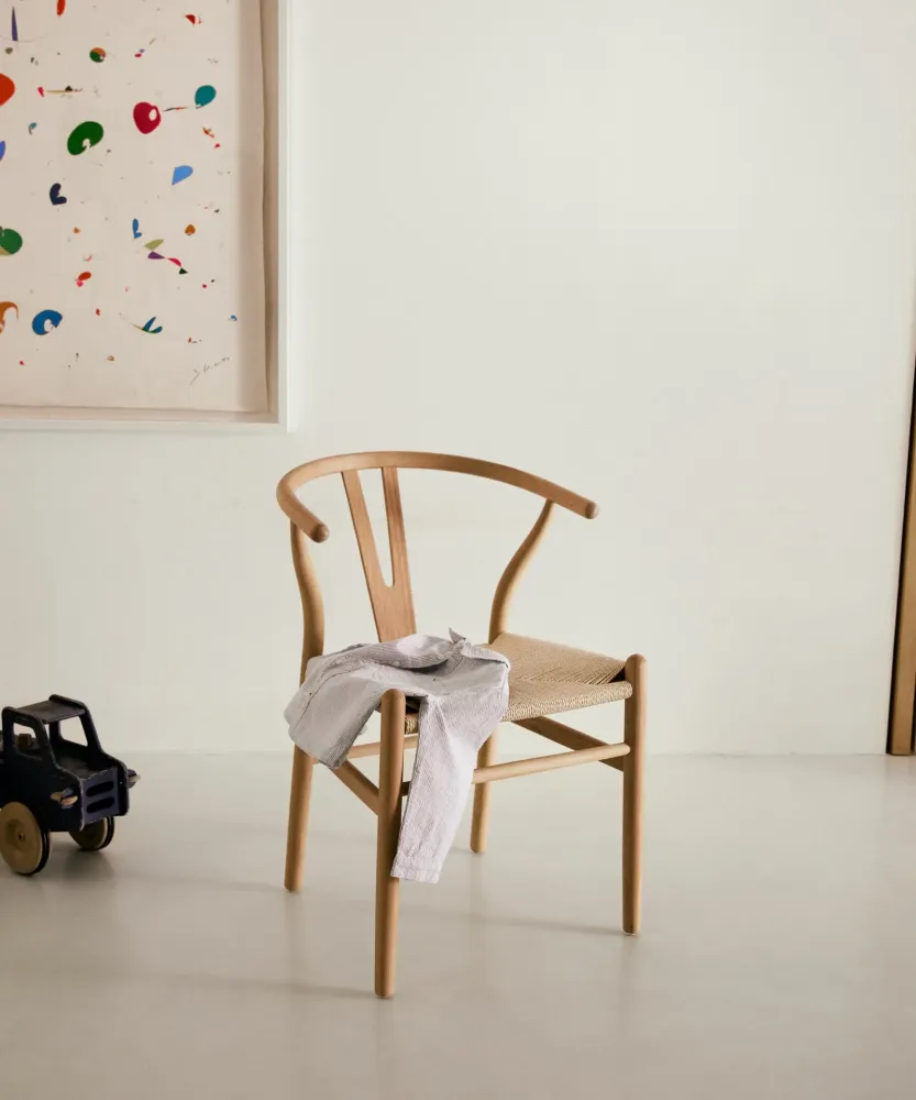 Sedia legno e corda intrecciata Uish
