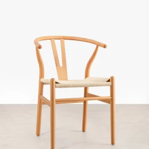 Sedia legno e corda intrecciata Uish High Quality