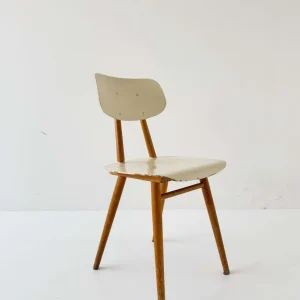 sedia legno degli anni '50-'60