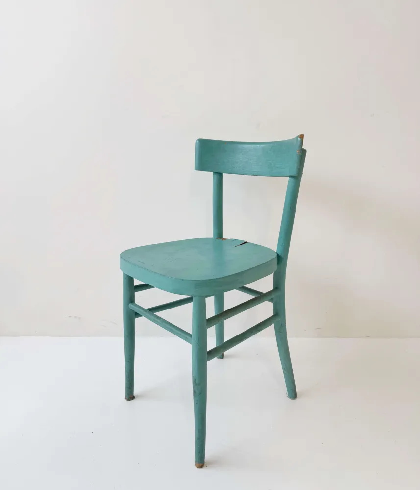 Sedia legno dipinto – anni '50/'60