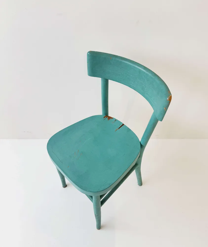 Sedia legno dipinto – anni '50/'60