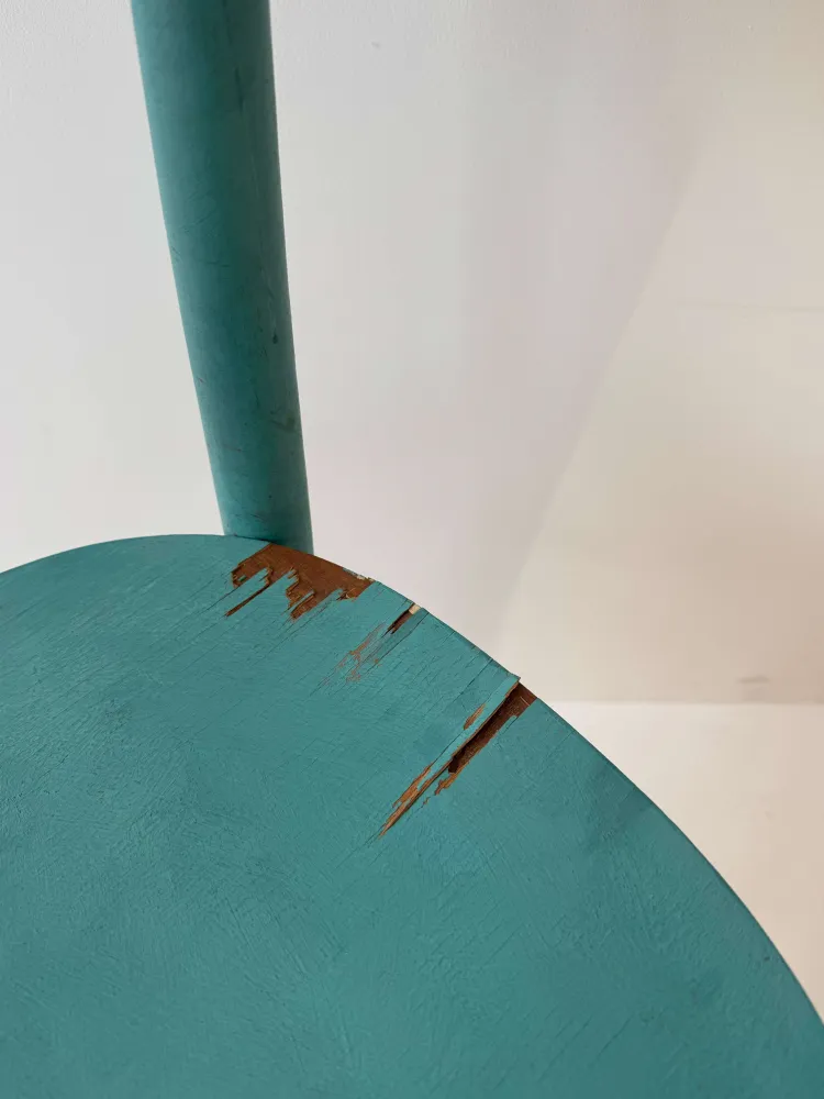 Sedia legno dipinto – anni '50/'60
