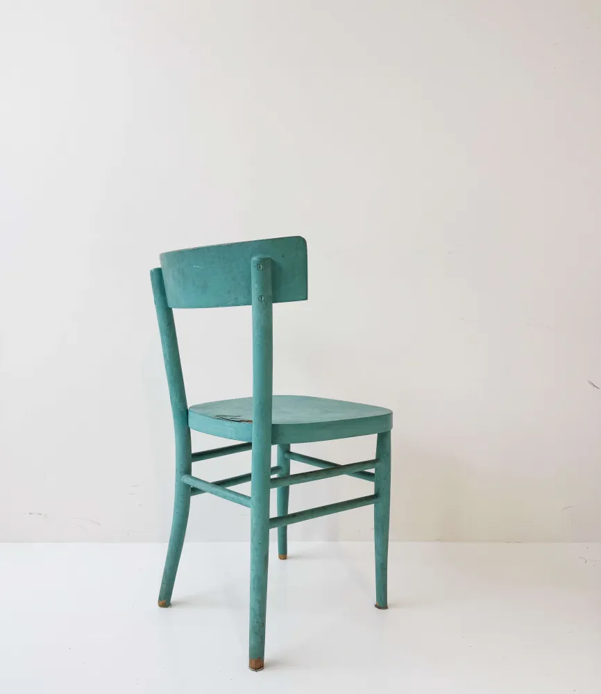 Sedia legno dipinto – anni '50/'60