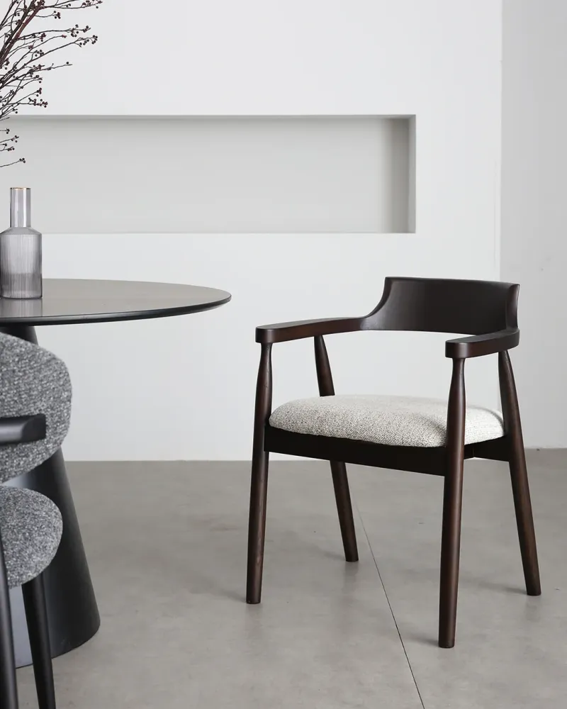 Sedia legno kennedy beige scuro