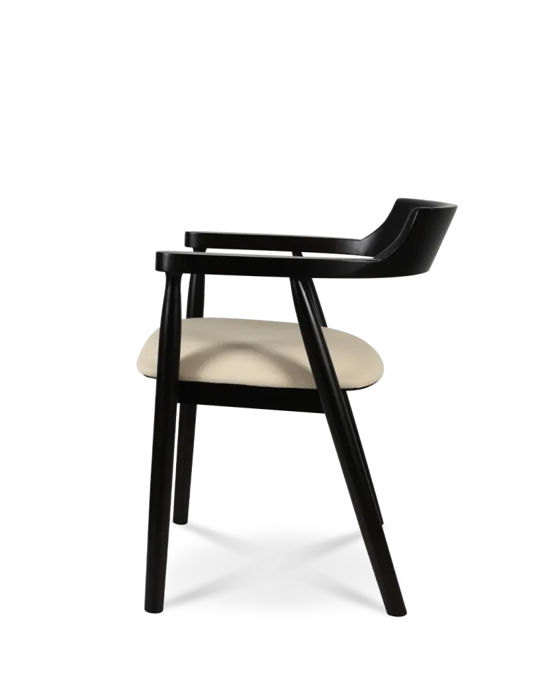 Sedia legno kennedy beige scuro
