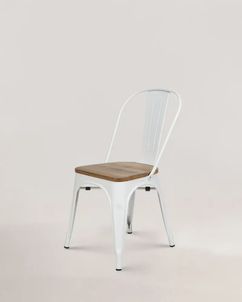 Sedia legno Lix bianco