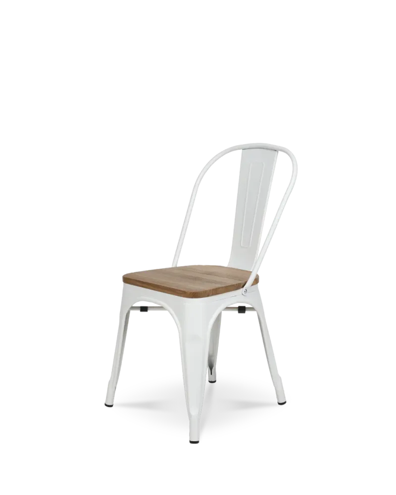 Sedia legno Lix bianco