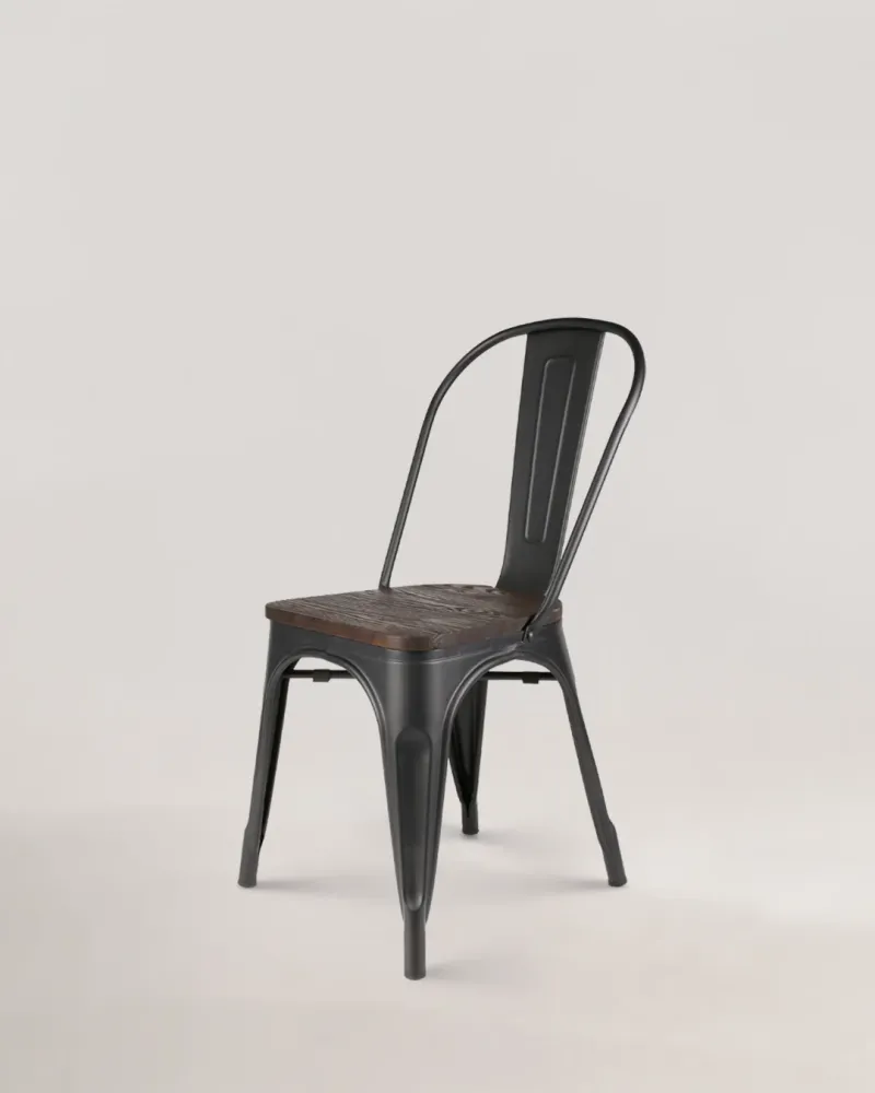 Sedia legno Lix nero