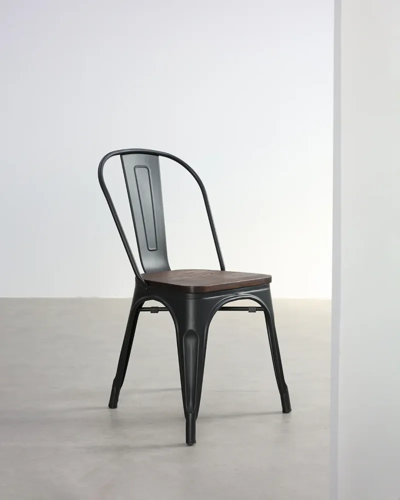 Sedia legno Lix nero