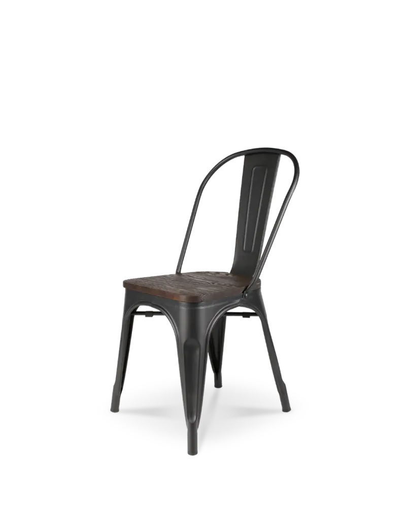Sedia legno Lix nero