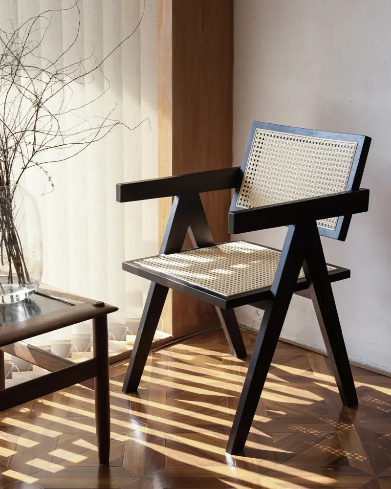 Sedia legno odelette nero