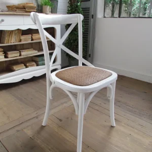 Sedia legno e rattan Long Island