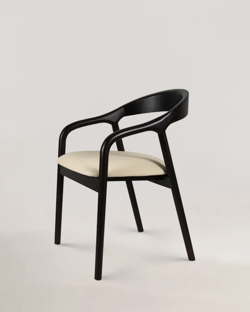 Sedia legno Riva beige scuro