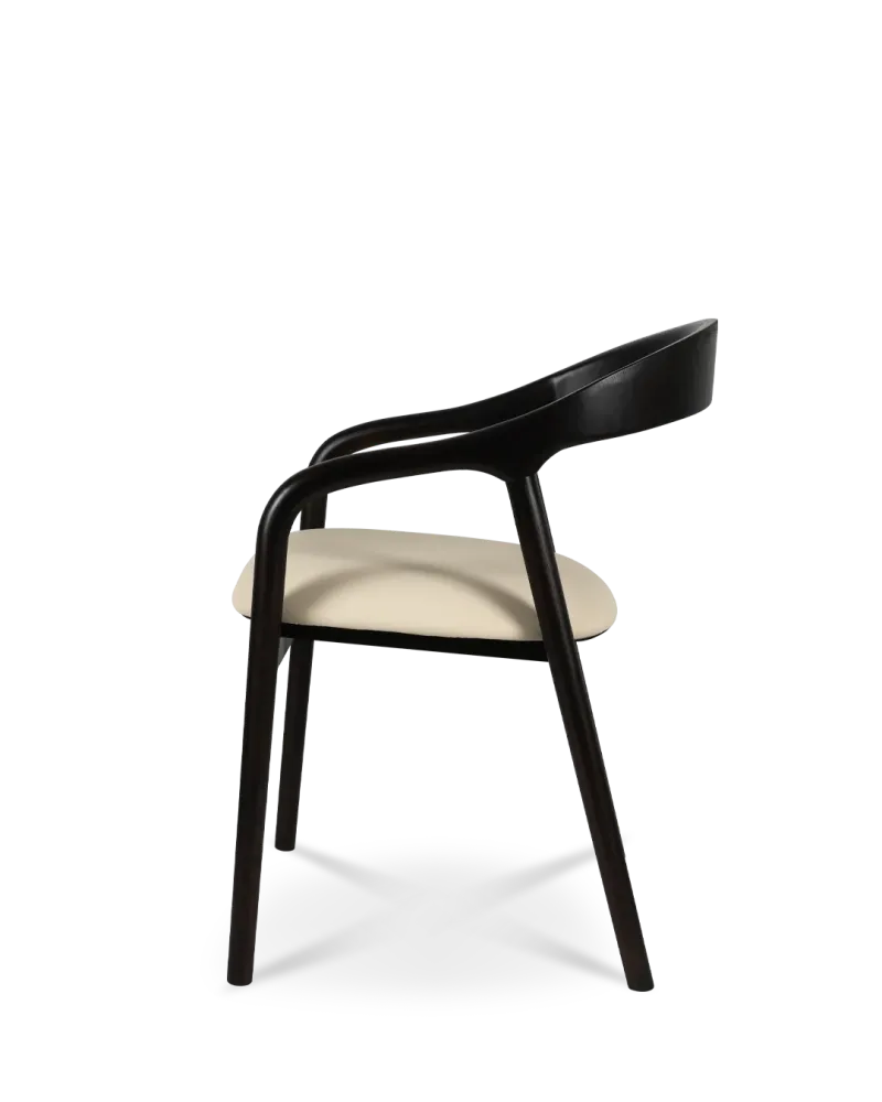 Sedia legno Riva beige scuro