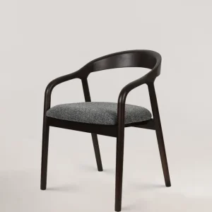Sedia legno Riva grigio scuro