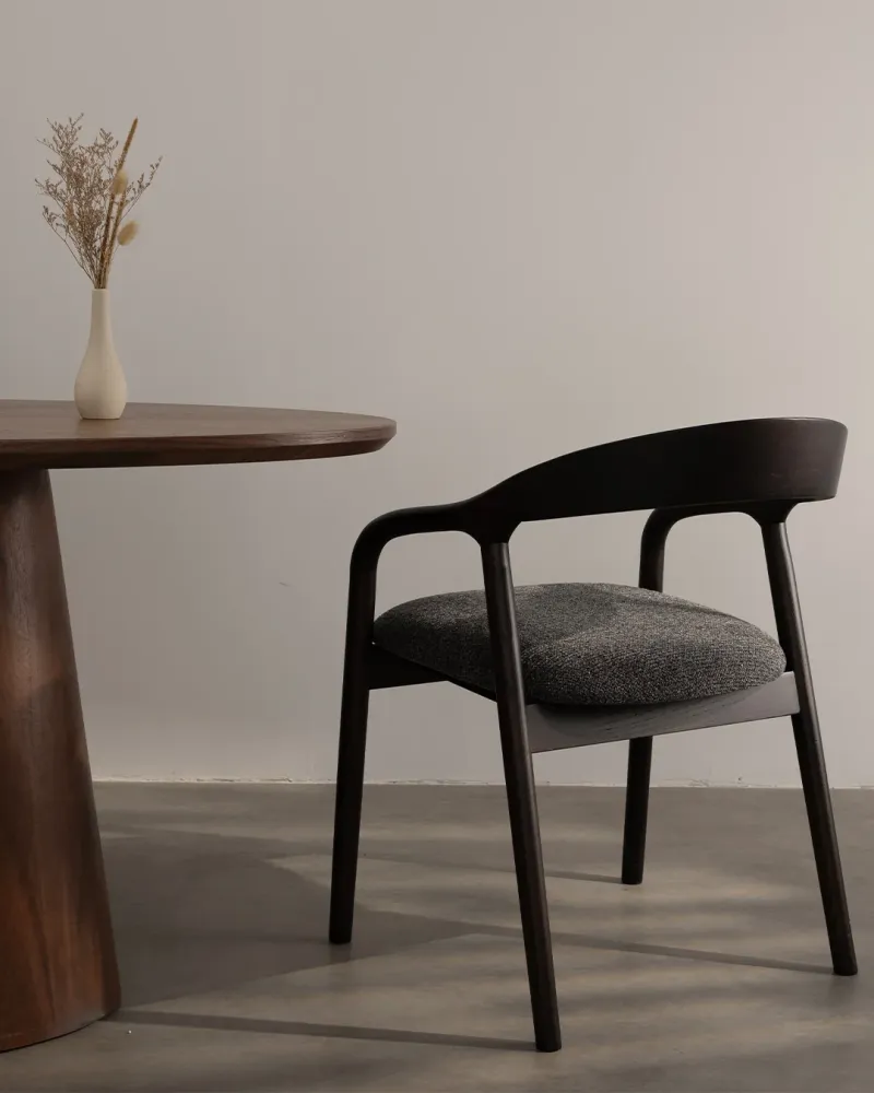 Sedia legno Riva grigio scuro